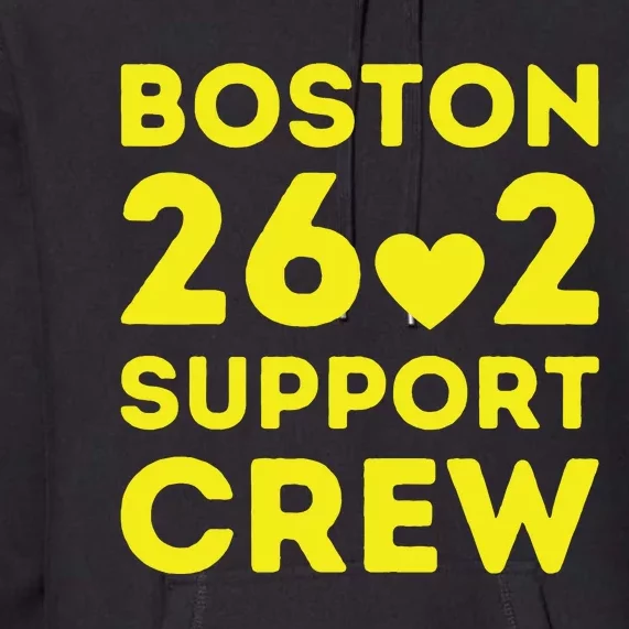 2023 Marathon Boston Support Crew Marathon 00 Support Staff Premium Hoodie