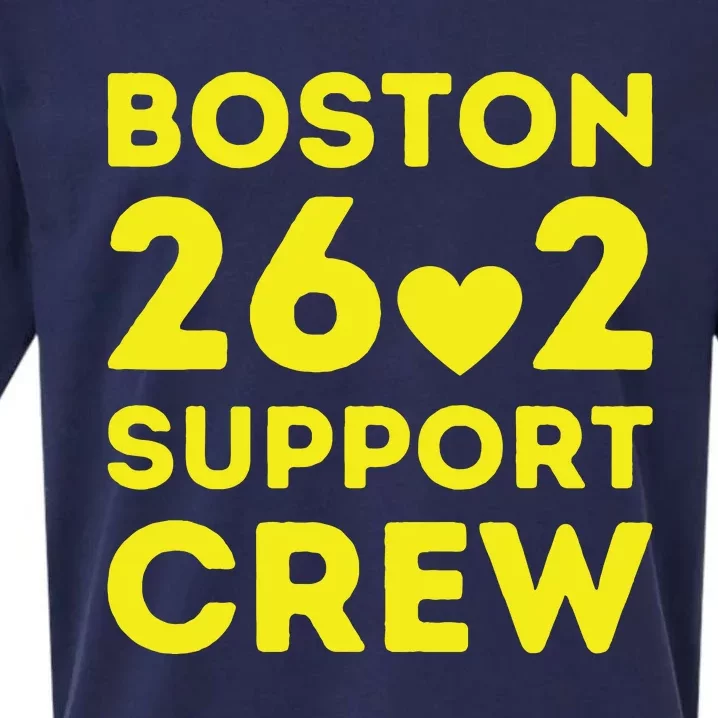 2023 Marathon Boston Support Crew Marathon 00 Support Staff Sueded Cloud Jersey T-Shirt