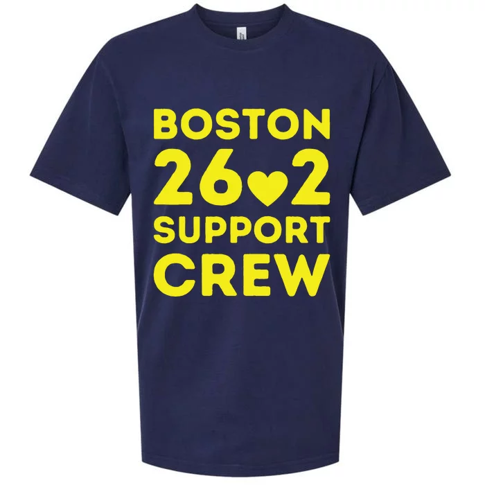 2023 Marathon Boston Support Crew Marathon 00 Support Staff Sueded Cloud Jersey T-Shirt