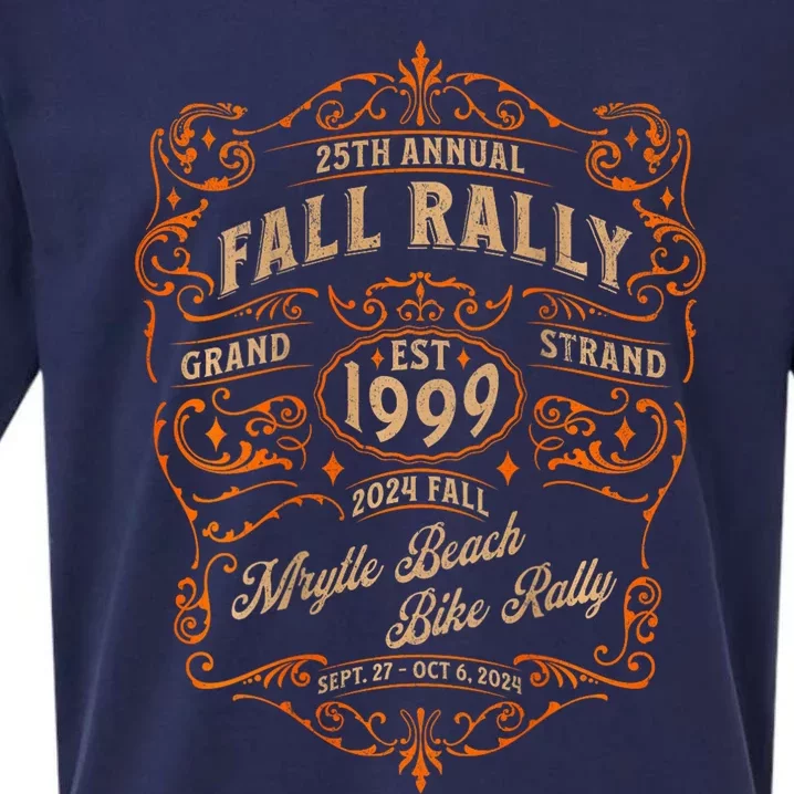 2024 Myrtle Beach Bike Rally Fall 25th Annual Art Sueded Cloud Jersey T-Shirt