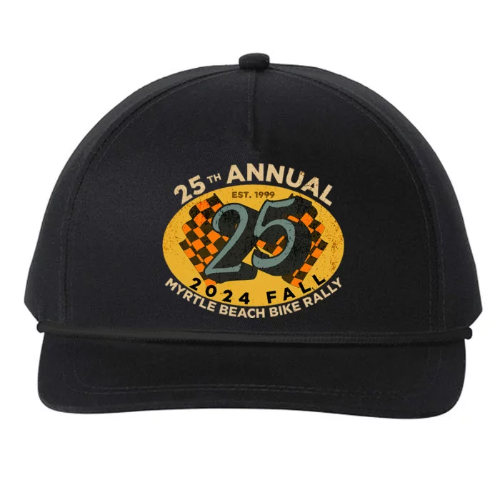 2024 Myrtle Beach Bike Rally Fall 25th Annual Snapback Five-Panel Rope Hat