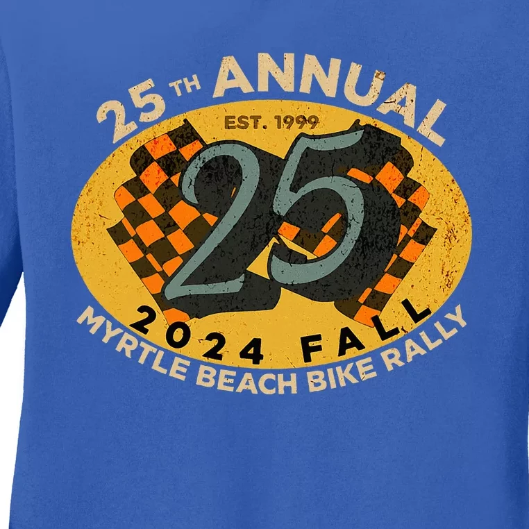 2024 Myrtle Beach Bike Rally Fall 25th Annual Ladies Long Sleeve Shirt