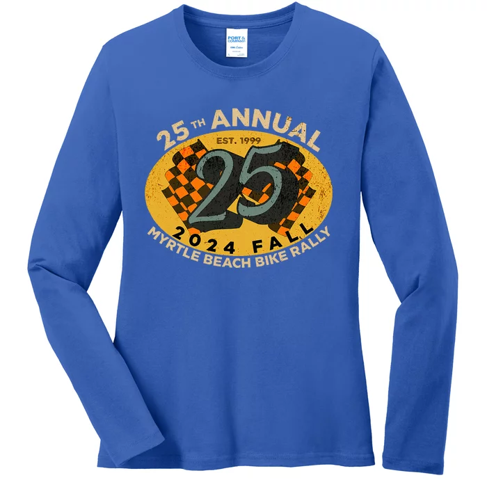 2024 Myrtle Beach Bike Rally Fall 25th Annual Ladies Long Sleeve Shirt