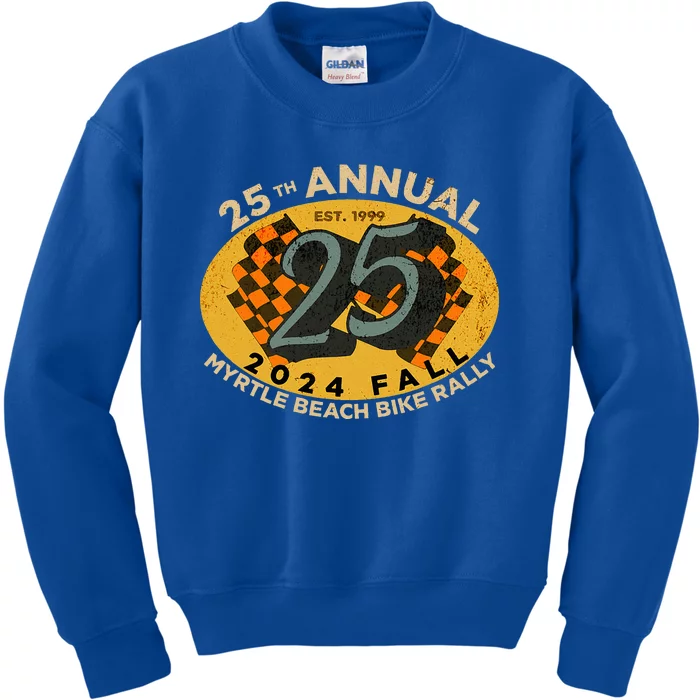 2024 Myrtle Beach Bike Rally Fall 25th Annual Kids Sweatshirt