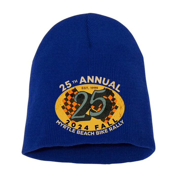 2024 Myrtle Beach Bike Rally Fall 25th Annual Short Acrylic Beanie