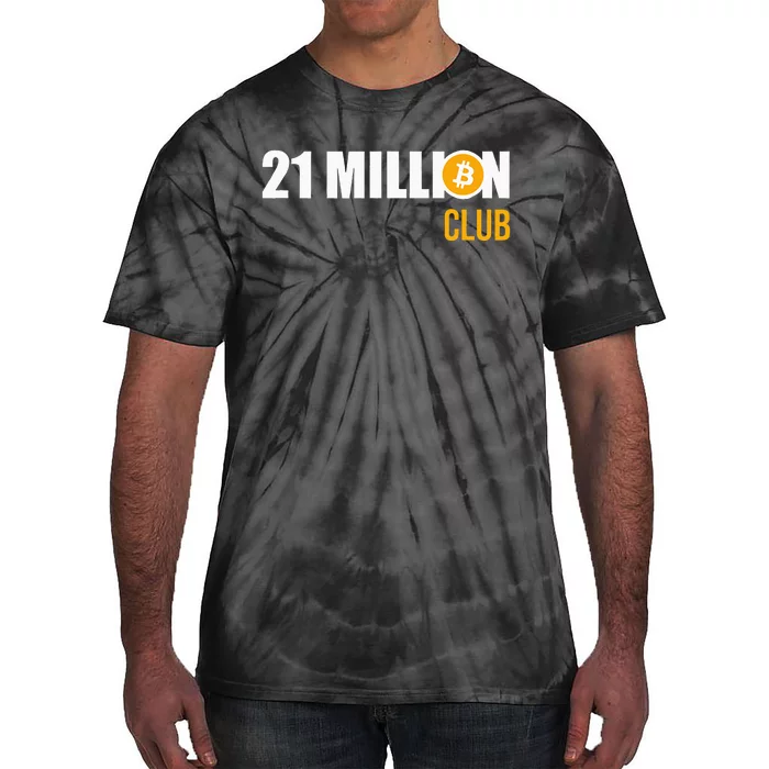 21 Million Bitcoin Crypto Million Club Hodl Btc Tie-Dye T-Shirt