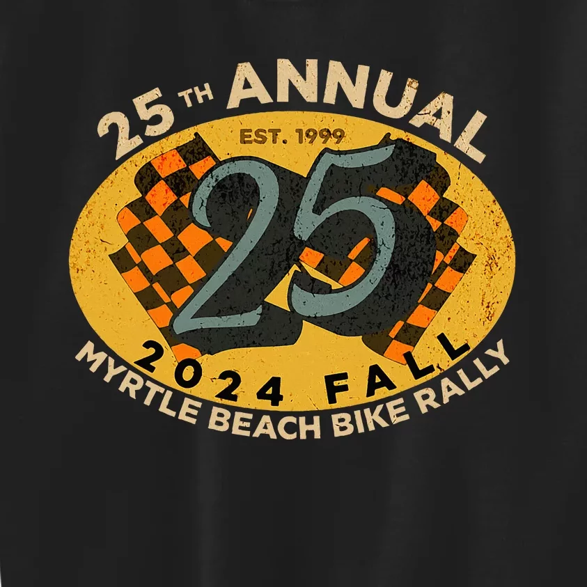 2024 Myrtle Beach Bike Rally Fall 25th Annual Kids Sweatshirt