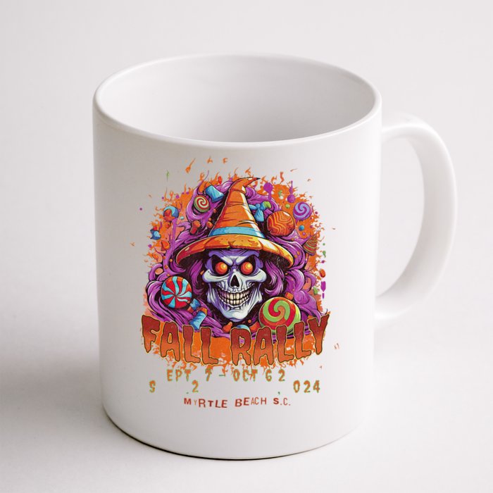 2024 Myrtle Beach Bike Rally Fall Rally Back Art Front & Back Coffee Mug