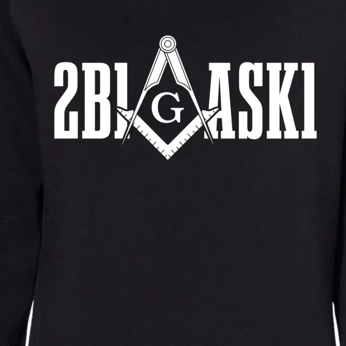 2b1ask1 Mason Freemason Masonic Square And Compass Meaningful Gift Womens California Wash Sweatshirt