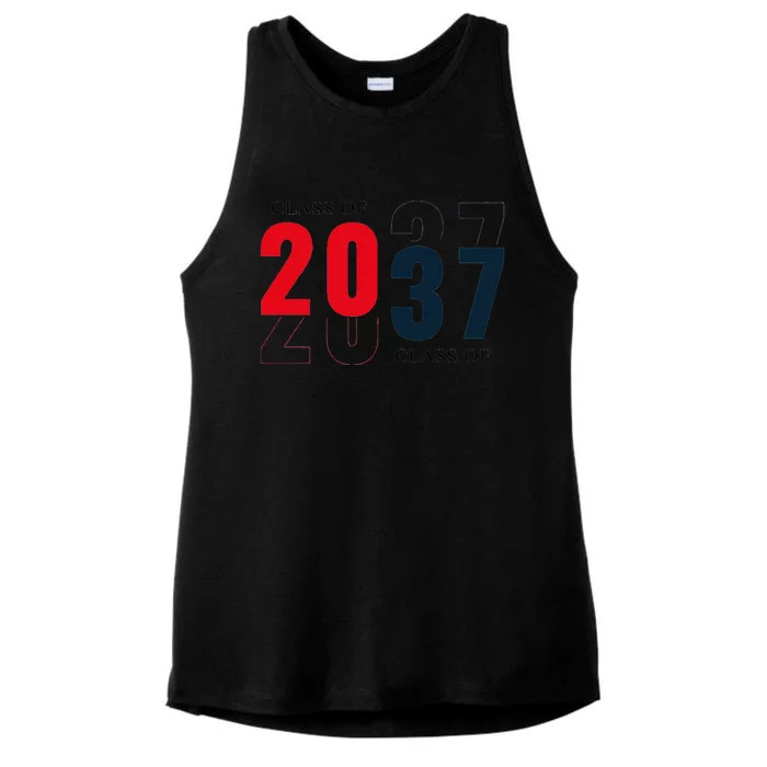 2037 Milestone Historic Event Ladies Tri-Blend Wicking Tank