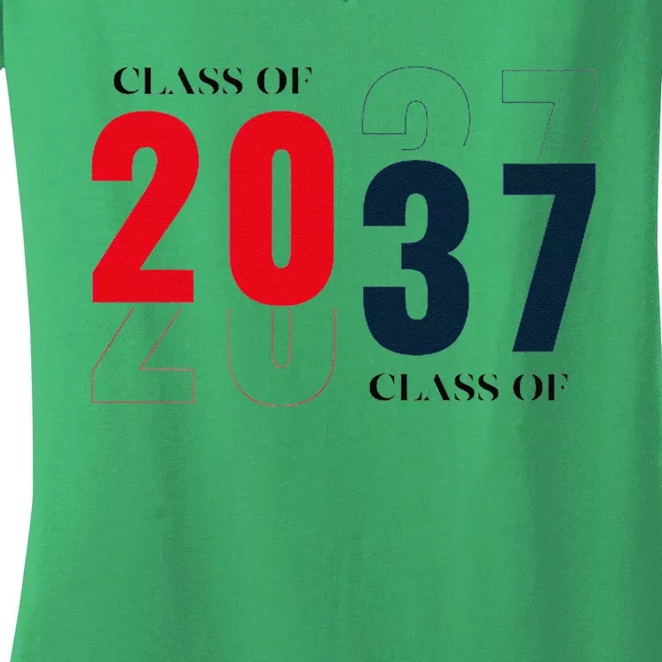 2037 Milestone Historic Event Women's V-Neck T-Shirt