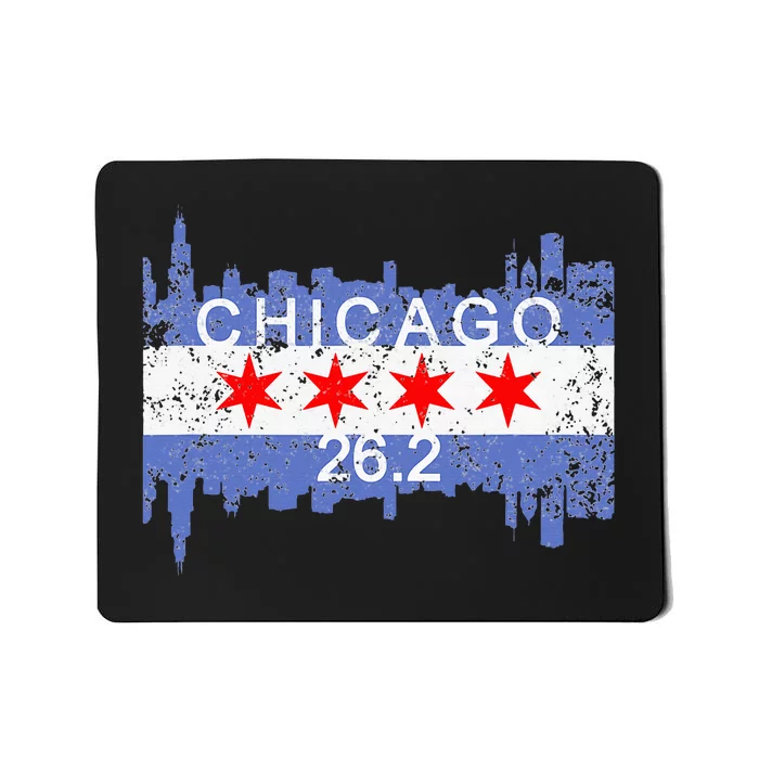 26.2 Mile Marathon Runnerchicago Running Mousepad