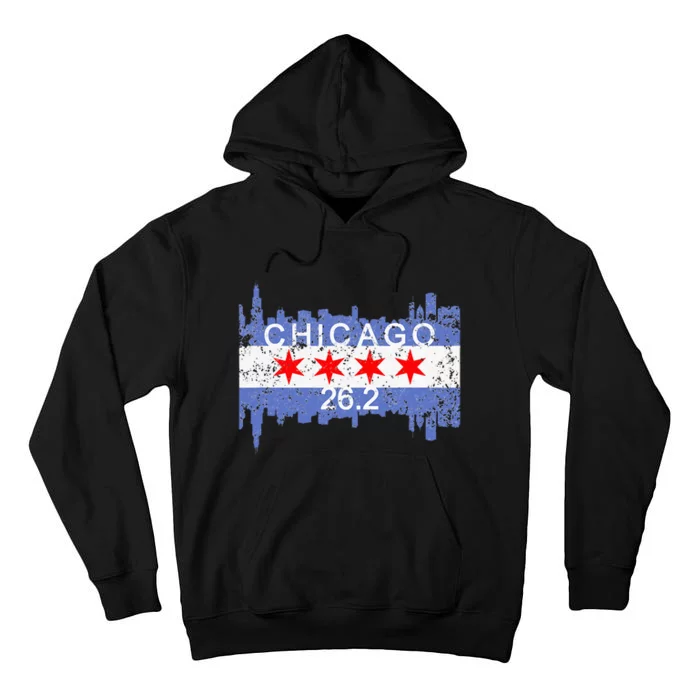 26.2 Mile Marathon Runnerchicago Running Tall Hoodie