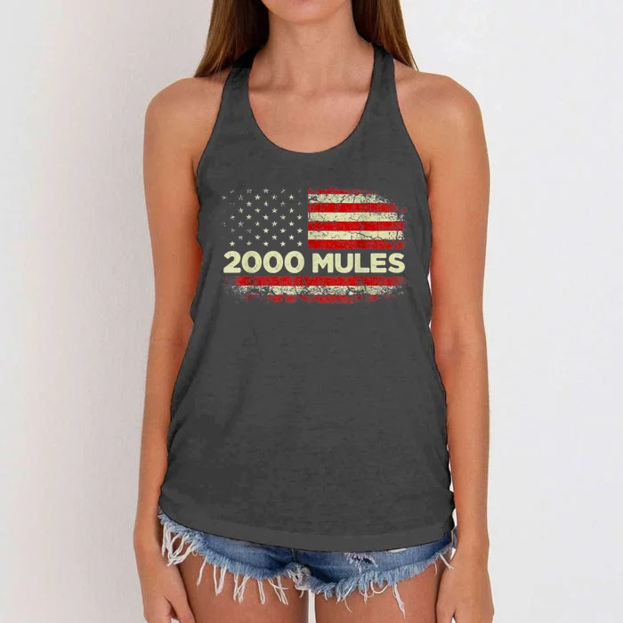 2000 Mules, Pro Trump 2024 Women's Knotted Racerback Tank