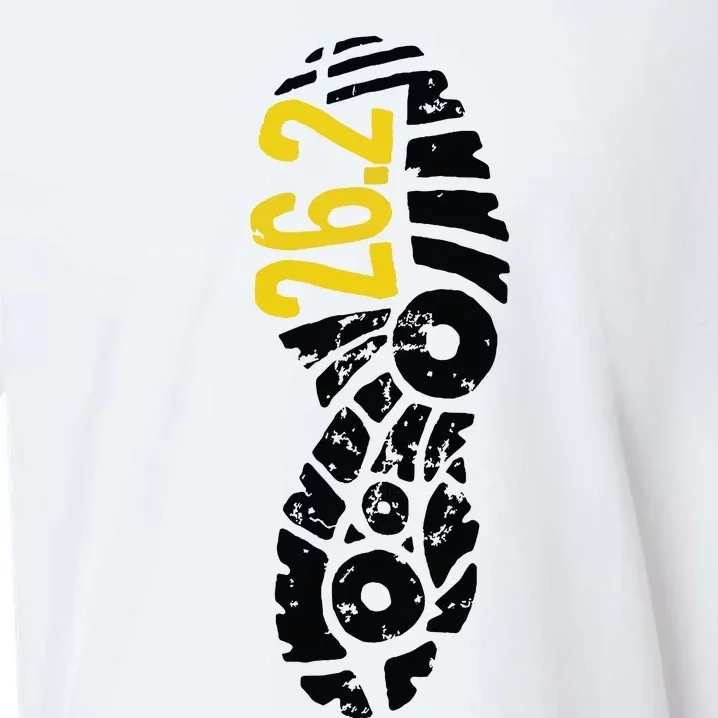 262 Marathon Runner Footprint Sueded Cloud Jersey T-Shirt