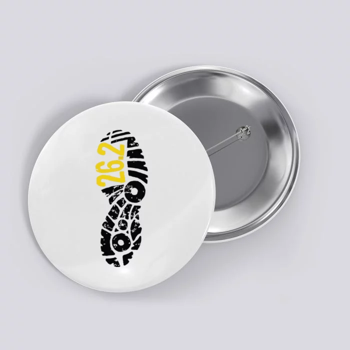 262 Marathon Runner Footprint Button