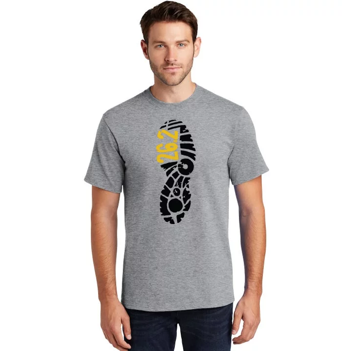 262 Marathon Runner Footprint Tall T-Shirt