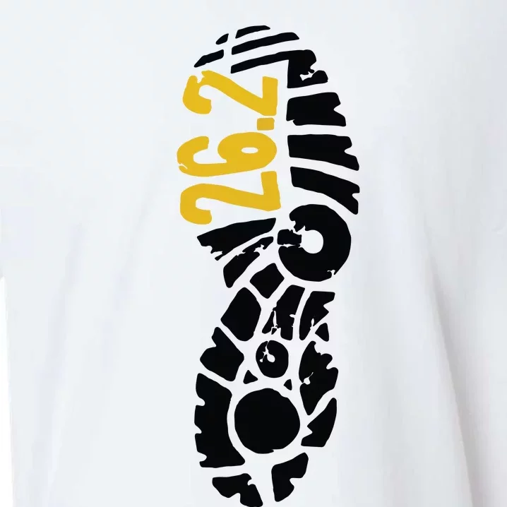 262 Marathon Runner Footprint Sueded Cloud Jersey T-Shirt