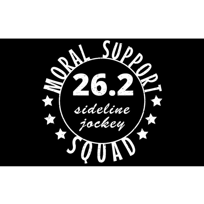 262 Moral Support Squad Funny Marathon Runner Bumper Sticker