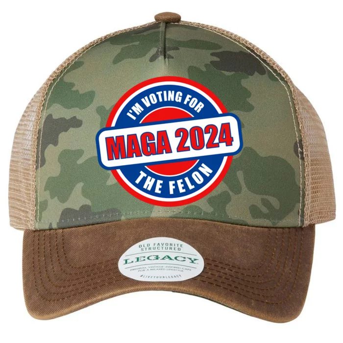 2024 Maga Trump Supporter Legacy Tie Dye Trucker Hat