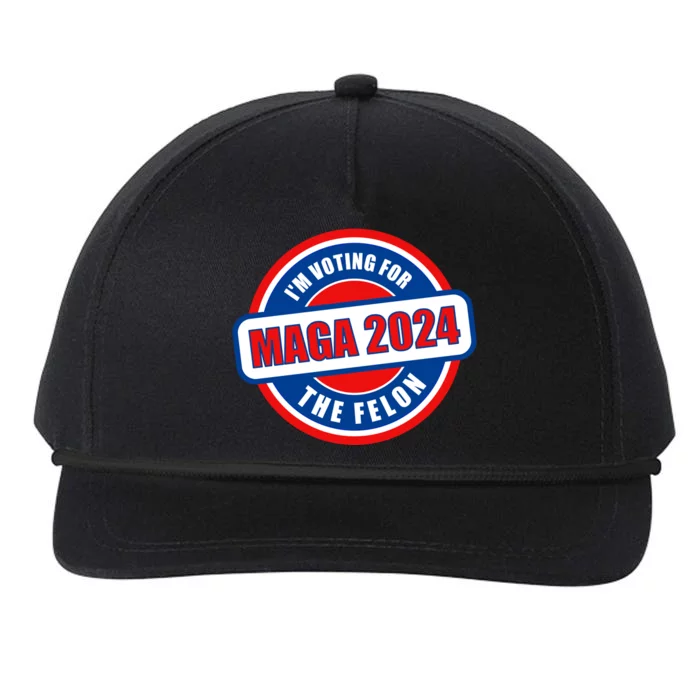 2024 Maga Trump Supporter Snapback Five-Panel Rope Hat