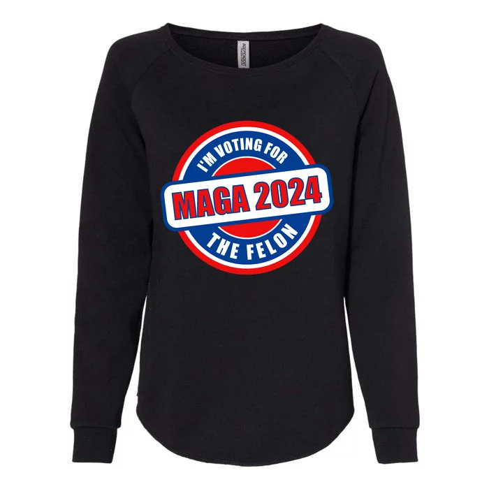 2024 Maga Trump Supporter Womens California Wash Sweatshirt