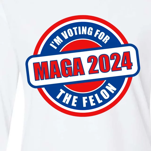 2024 Maga Trump Supporter Womens Cotton Relaxed Long Sleeve T-Shirt