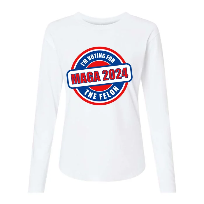 2024 Maga Trump Supporter Womens Cotton Relaxed Long Sleeve T-Shirt