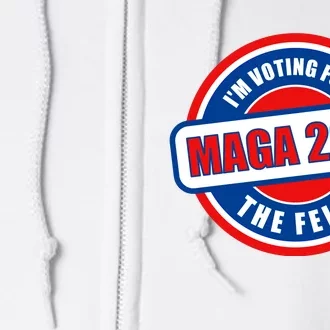 2024 Maga Trump Supporter Full Zip Hoodie