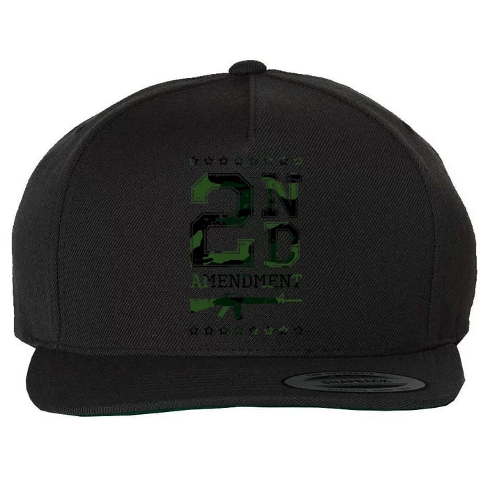 2nd Amendment Wool Snapback Cap