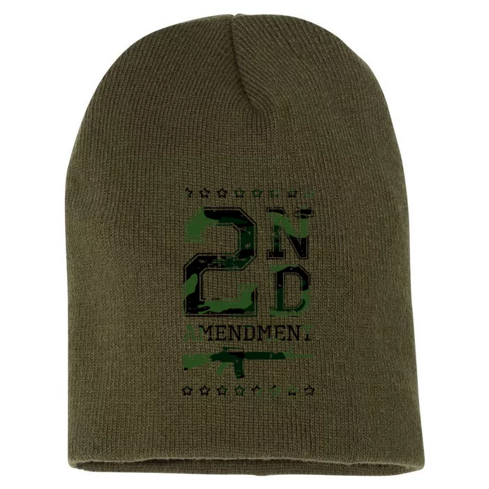 2nd Amendment Short Acrylic Beanie