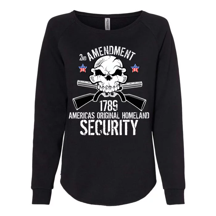 2nd Amendment 1789 Homeland Security Womens California Wash Sweatshirt