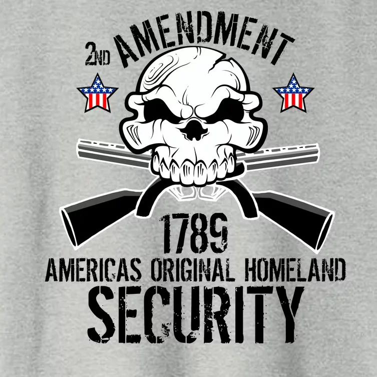 2nd Amendment 1789 Homeland Security Women's Crop Top Tee