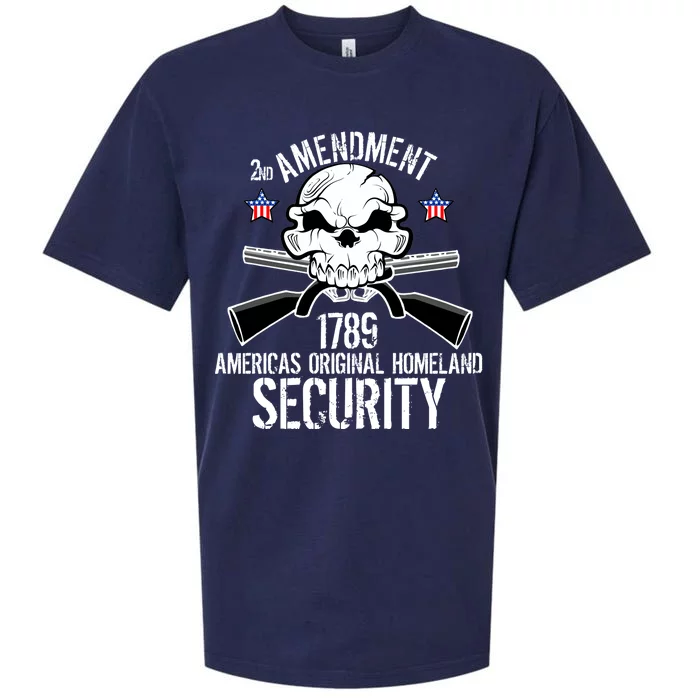 2nd Amendment 1789 Homeland Security Sueded Cloud Jersey T-Shirt