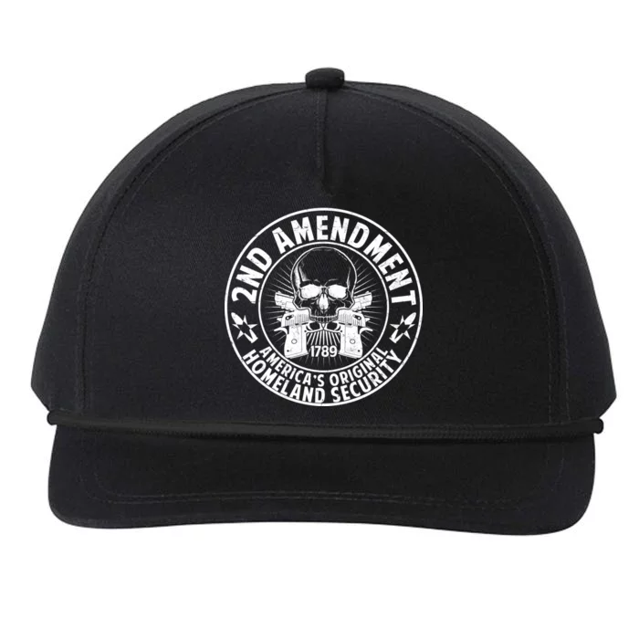 2nd Amendment America's Original Homeland Security Snapback Five-Panel Rope Hat