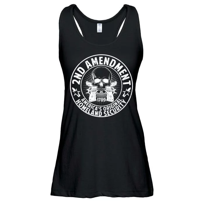 2nd Amendment America's Original Homeland Security Ladies Essential Flowy Tank