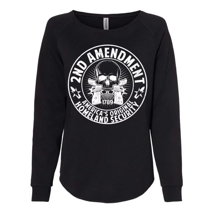 2nd Amendment America's Original Homeland Security Womens California Wash Sweatshirt