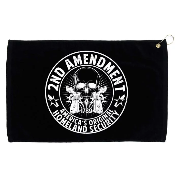 2nd Amendment America's Original Homeland Security Grommeted Golf Towel