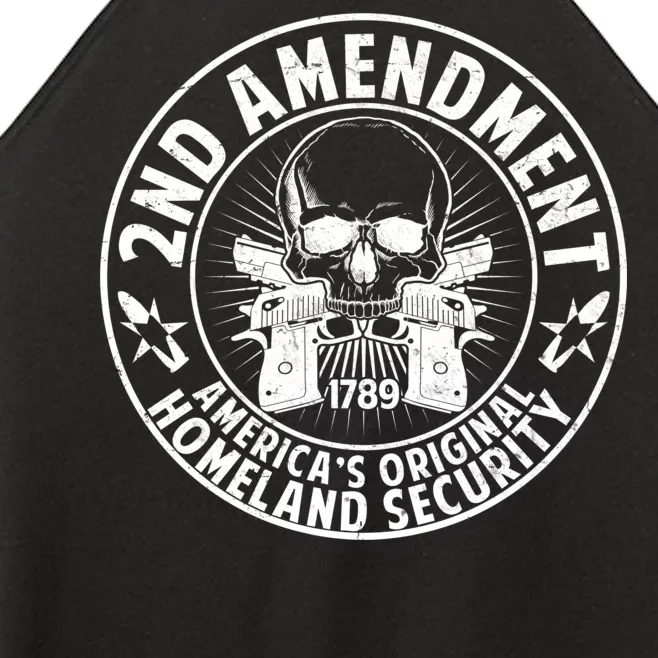 2nd Amendment America's Original Homeland Security Women’s Perfect Tri Rocker Tank