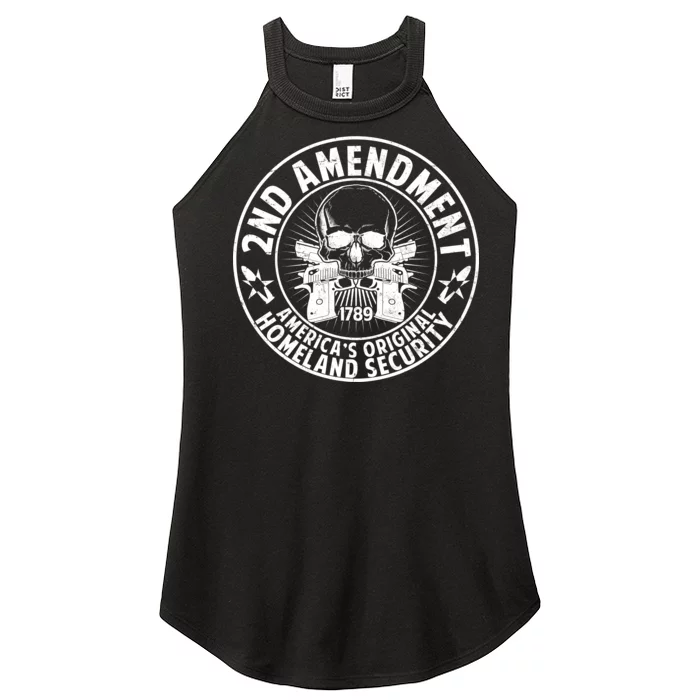 2nd Amendment America's Original Homeland Security Women’s Perfect Tri Rocker Tank