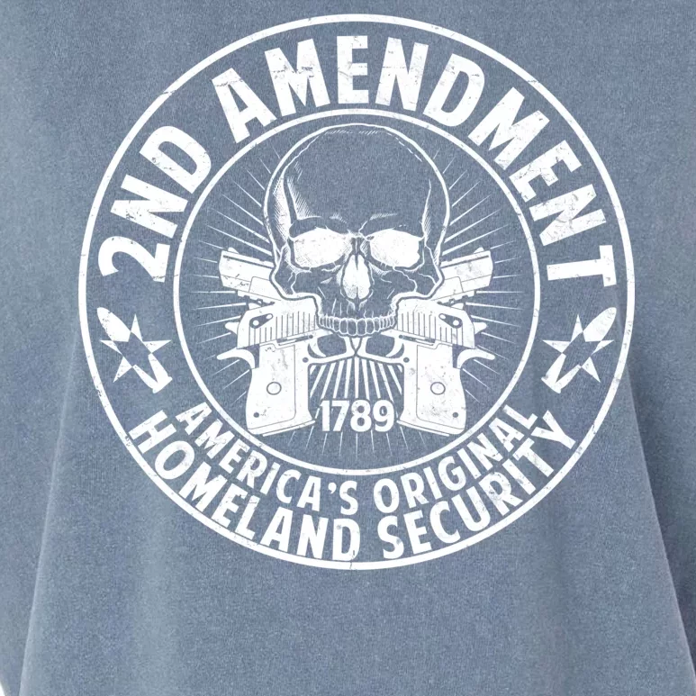 2nd Amendment America's Original Homeland Security Garment-Dyed Women's Muscle Tee