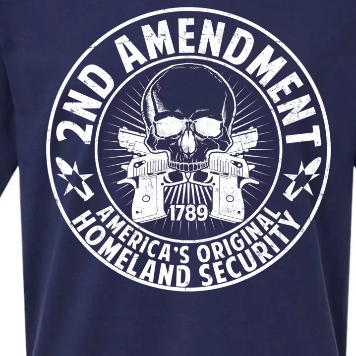 2nd Amendment America's Original Homeland Security Sueded Cloud Jersey T-Shirt