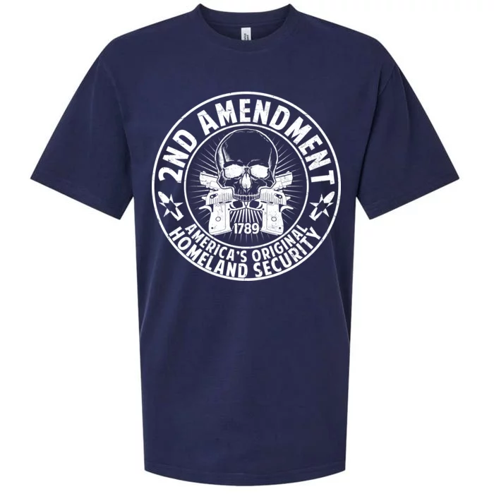 2nd Amendment America's Original Homeland Security Sueded Cloud Jersey T-Shirt