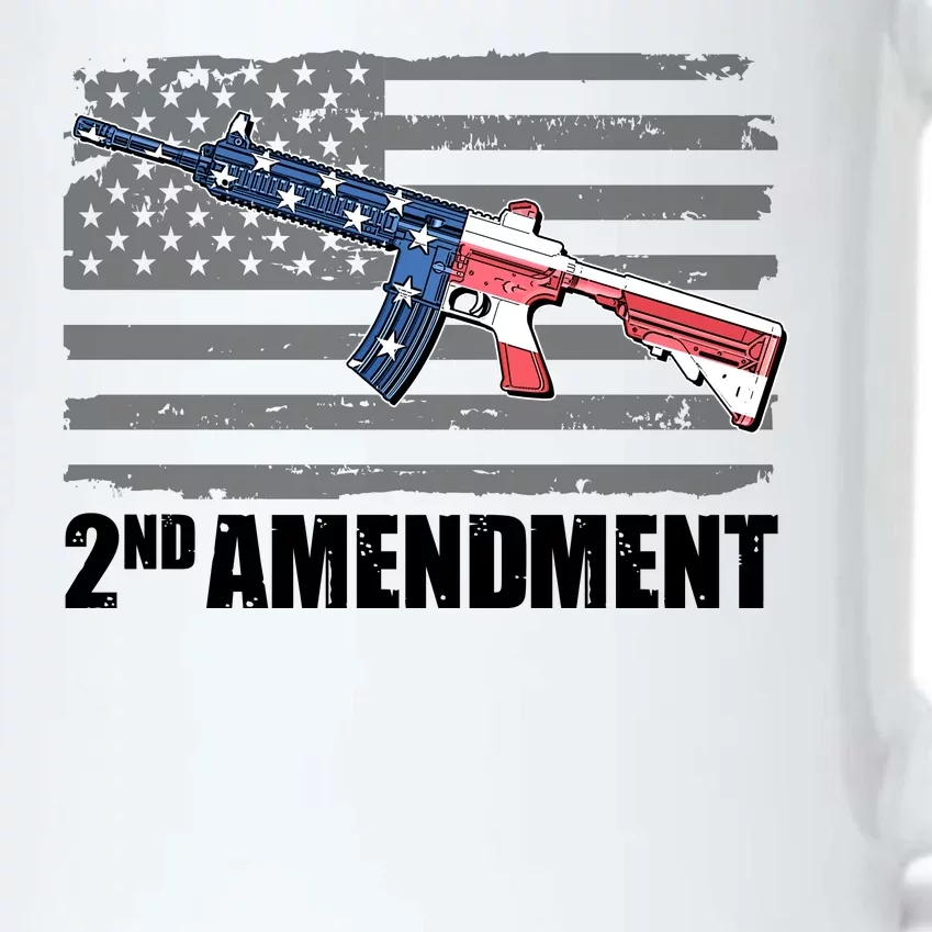 2nd Amendment Distressed American Flag Black Color Changing Mug