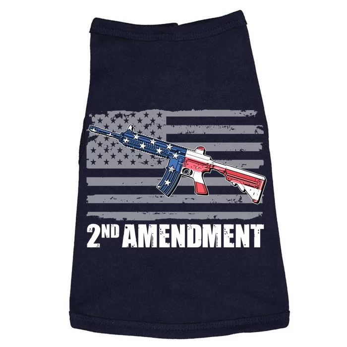 2nd Amendment Distressed American Flag Doggie Tank