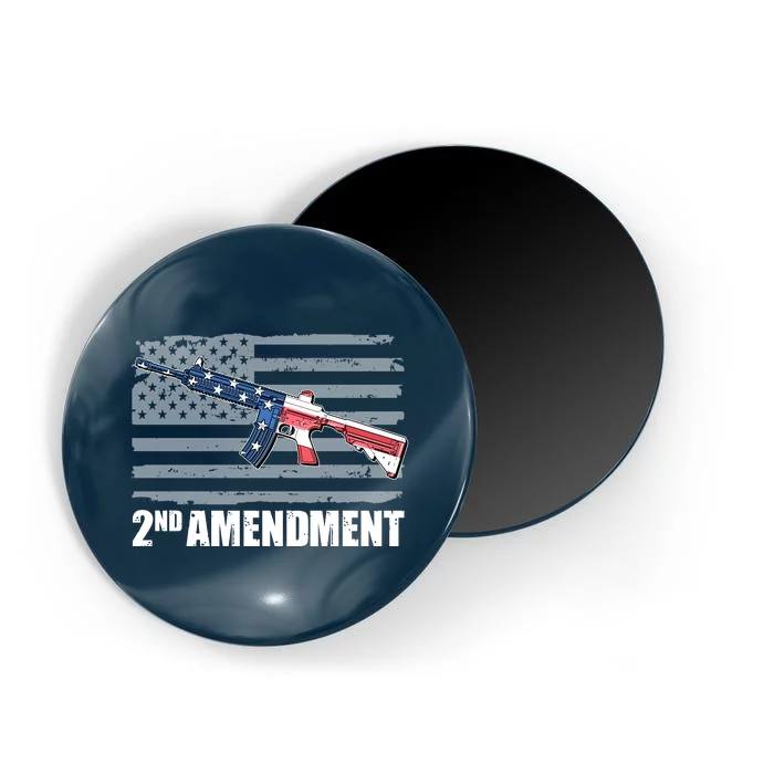 2nd Amendment Distressed American Flag Magnet