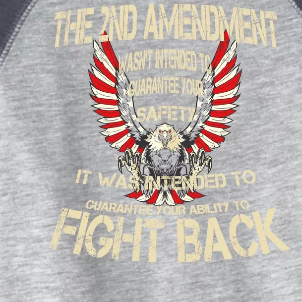 2nd Amendment Fight Back Toddler Fine Jersey T-Shirt