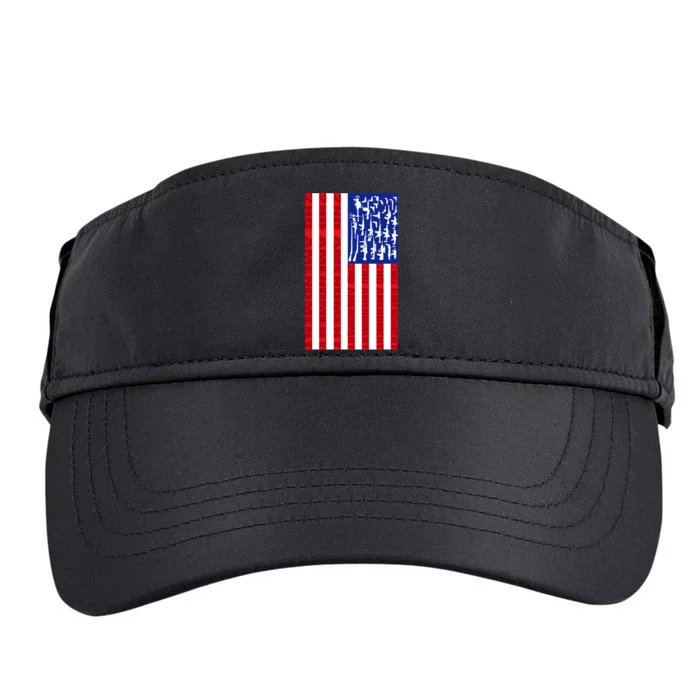 2nd Amendment Flag Adult Drive Performance Visor