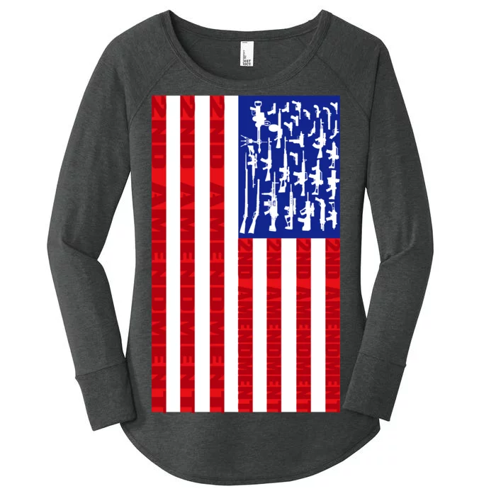 2nd Amendment Flag Women's Perfect Tri Tunic Long Sleeve Shirt