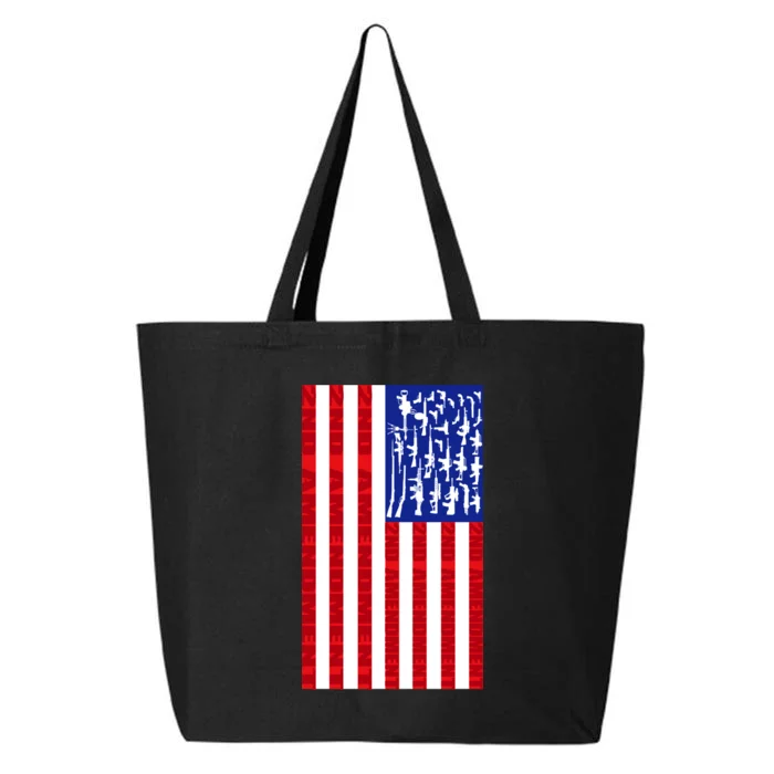 2nd Amendment Flag 25L Jumbo Tote